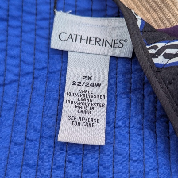 Catherines Black and White Patterned Cardigan - Picture 2 of 4